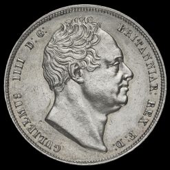 1836 William IV Milled Silver Half Crown Obverse