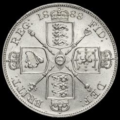 1888 Queen Victoria Double Florin Reverse