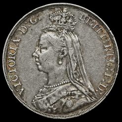 1892 Queen Victoria Jubilee Head Silver Crown Obverse