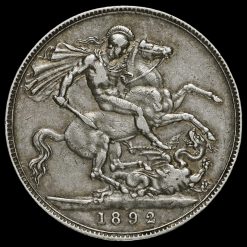 1892 Queen Victoria Jubilee Head Silver Crown Reverse