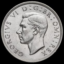1940 George VI Silver Half Crown Obverse