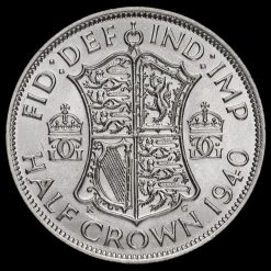 1940 George VI Silver Half Crown Reverse