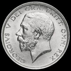 1914 George V Silver Half Crown Obverse