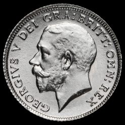 1915 George V Silver Sixpence Obverse