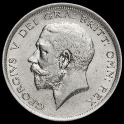 1919 George V Silver Half Crown Obverse