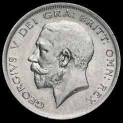 1919 George V Silver Half Crown Obverse