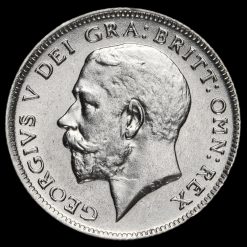 1921 George V Silver Sixpence Obverse