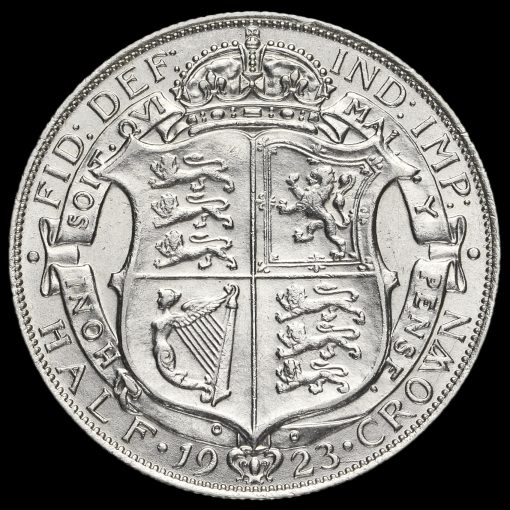 1923 George V Silver Half Crown Reverse
