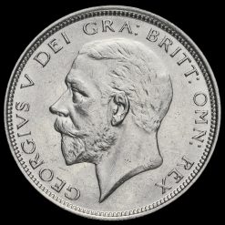1927 George V Silver Half Crown Obverse