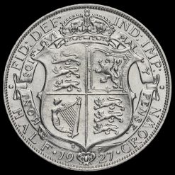 1927 George V Silver Half Crown Reverse