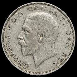 1930 George V Silver Half Crown Obverse