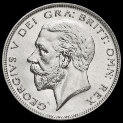 1933 George V Silver Half Crown Obverse