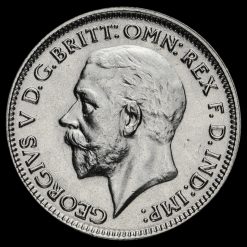 1933 George V Silver Sixpence Obverse