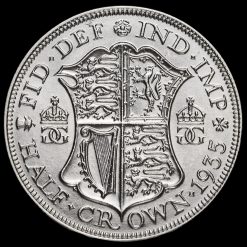 1935 George V Silver Half Crown Reverse