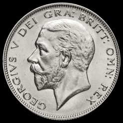 1936 George V Silver Half Crown Obverse