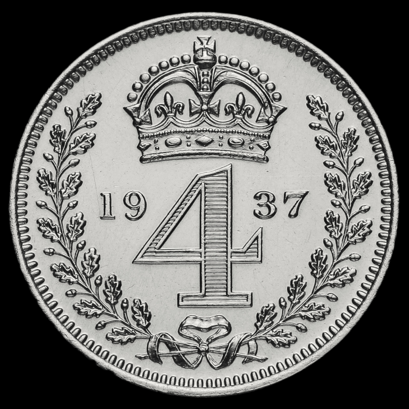 1937 George VI Silver Maundy Fourpence