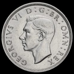 1938 George VI Silver Half Crown, Scarce Obverse