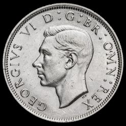 1942 George VI Silver Half Crown Obverse