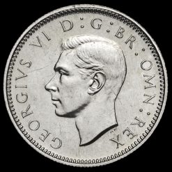 1951 George VI Proof Sixpence Obverse