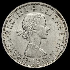 1959 Queen Elizabeth II Half Crown Obverse