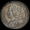 1758 George II Early Milled Silver Sixpence Obverse