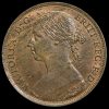 1886 Queen Victoria Bun Head Penny Obverse