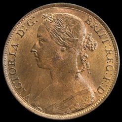 1894 Queen Victoria Bun Head Penny Obverse