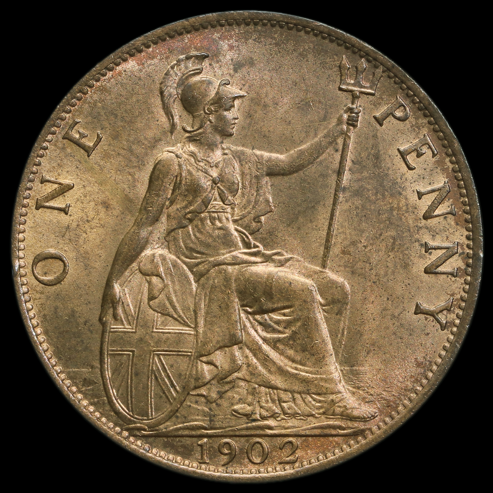 1902 Edward VII High Tide Penny
