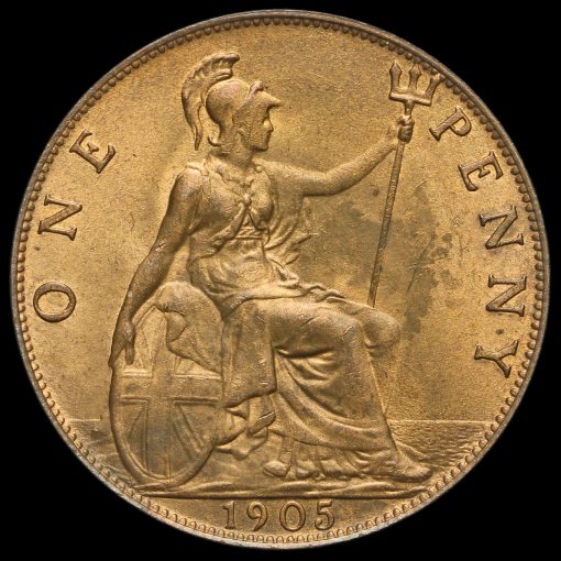 1905 Edward VII Penny Reverse
