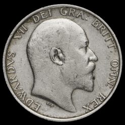 1907 Edward VII Silver Shilling Obverse
