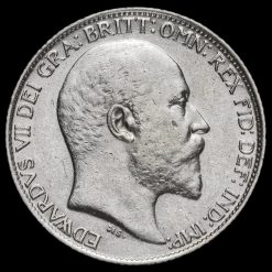 1909 Edward VII Silver Sixpence Obverse