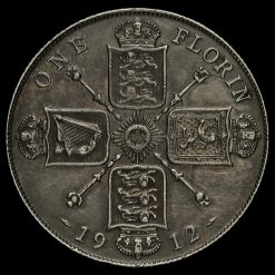 1912 George V Silver Florin Reverse