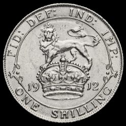 1912 George V silver Shilling Reverse