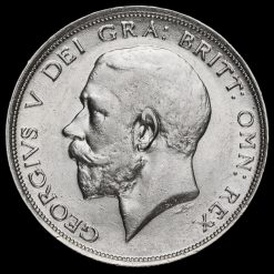 1913 George V Silver Half Crown Obverse
