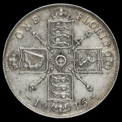 1915 George V Silver Florin Reverse
