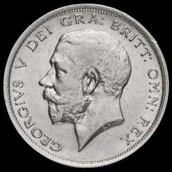 1919 George V Silver Half Crown Obverse