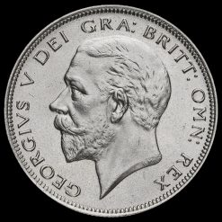 1935 George V Silver Half Crown Obverse