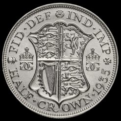 1935 George V Silver Half Crown Reverse
