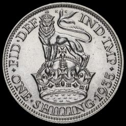 1935 George V Silver Shilling Reverse