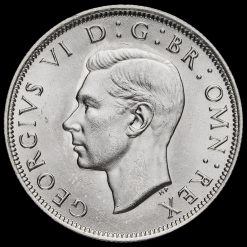 1946 George VI Silver Half Crown Obverse