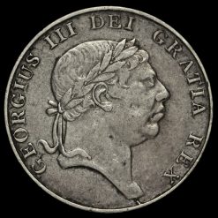 Ireland 1813 George III Silver Ten Pence Bank Token Obverse