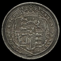 1817 George III Milled Silver Sixpence Reverse