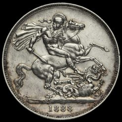 1888 Queen Victoria Jubilee Head Silver Crown Reverse