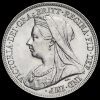 1898 Queen Victoria Veiled Head Silver Shilling Obverse
