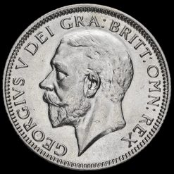 1929 George V Silver Shilling Obverse