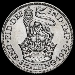 1929 George V Silver Shilling Reverse