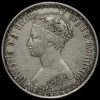 1873 Queen Victoria Gothic Florin Obverse