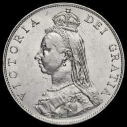 1887 Queen Victoria Jubilee Head Silver Florin Reverse