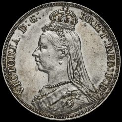 1889 Queen Victoria Jubilee Head Silver Crown Obverse