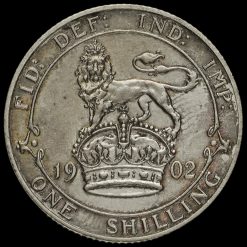 1902 Edward VII Silver Shilling Reverse